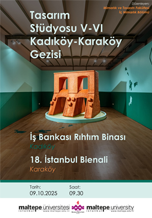 İç Mimarlık Bölümü Tasarım Stüdyosu V-VI Kadıköy - Karaköy Gezisi
